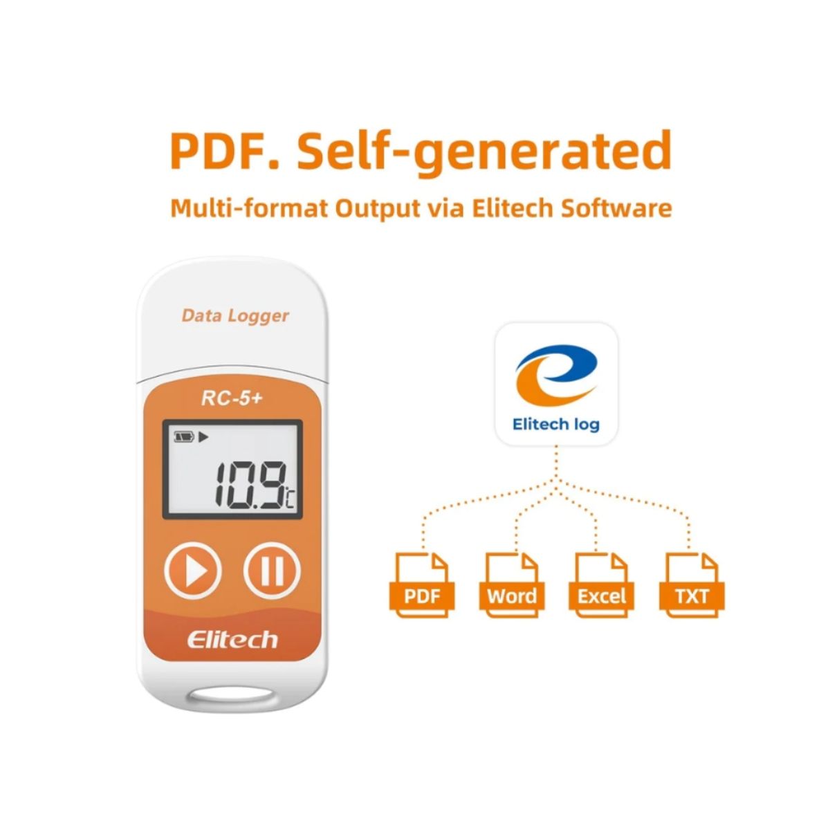 GENERICO - REGISTRADOR DATALOGGER DE TEMPERATURA RC-5USB