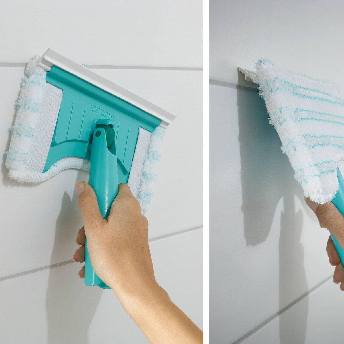 LEIFHEIT - Cabezal limpiador de muros y azulejos con Click System