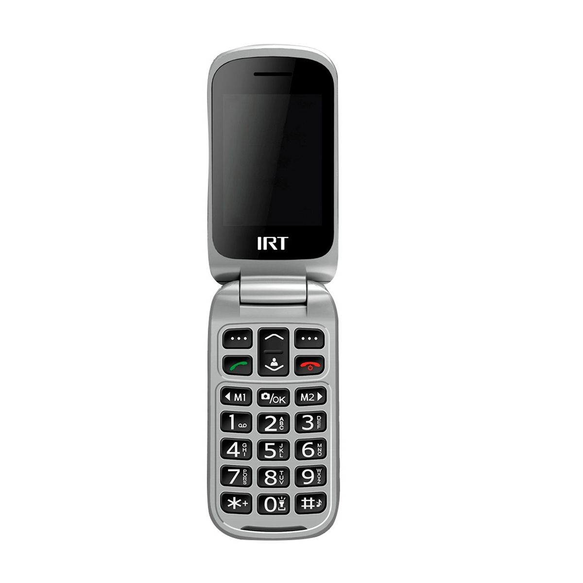 IRT - Celular Basico Senior Adulto Mayor 4G Negro IRT