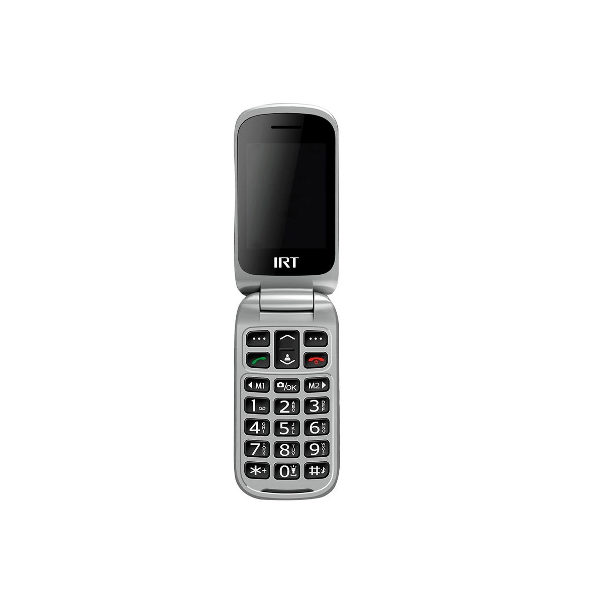 IRT - Celular Basico Senior Adulto Mayor 4G Negro IRT