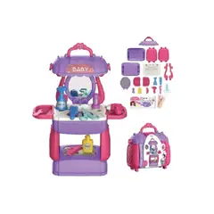 UNIVERSAL - Salon Belleza 3en1 Tocador Bolso Maleta Niña 8258 Jp Ideas