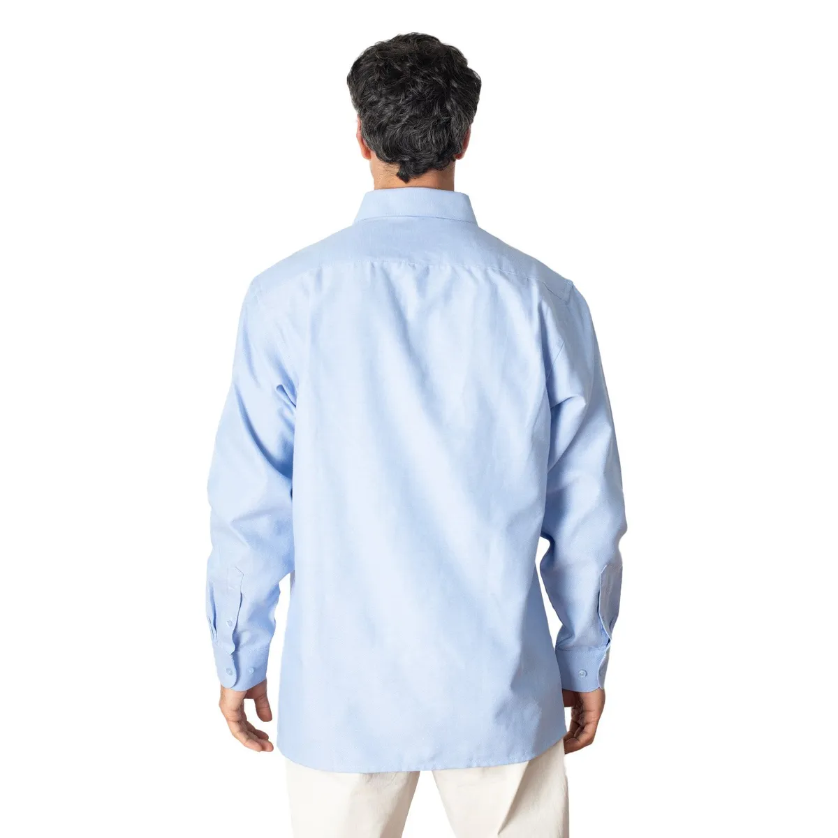 INDUSBORD - Camisa Oxford Hombre Premium Manga Larga Uv Indusbord®