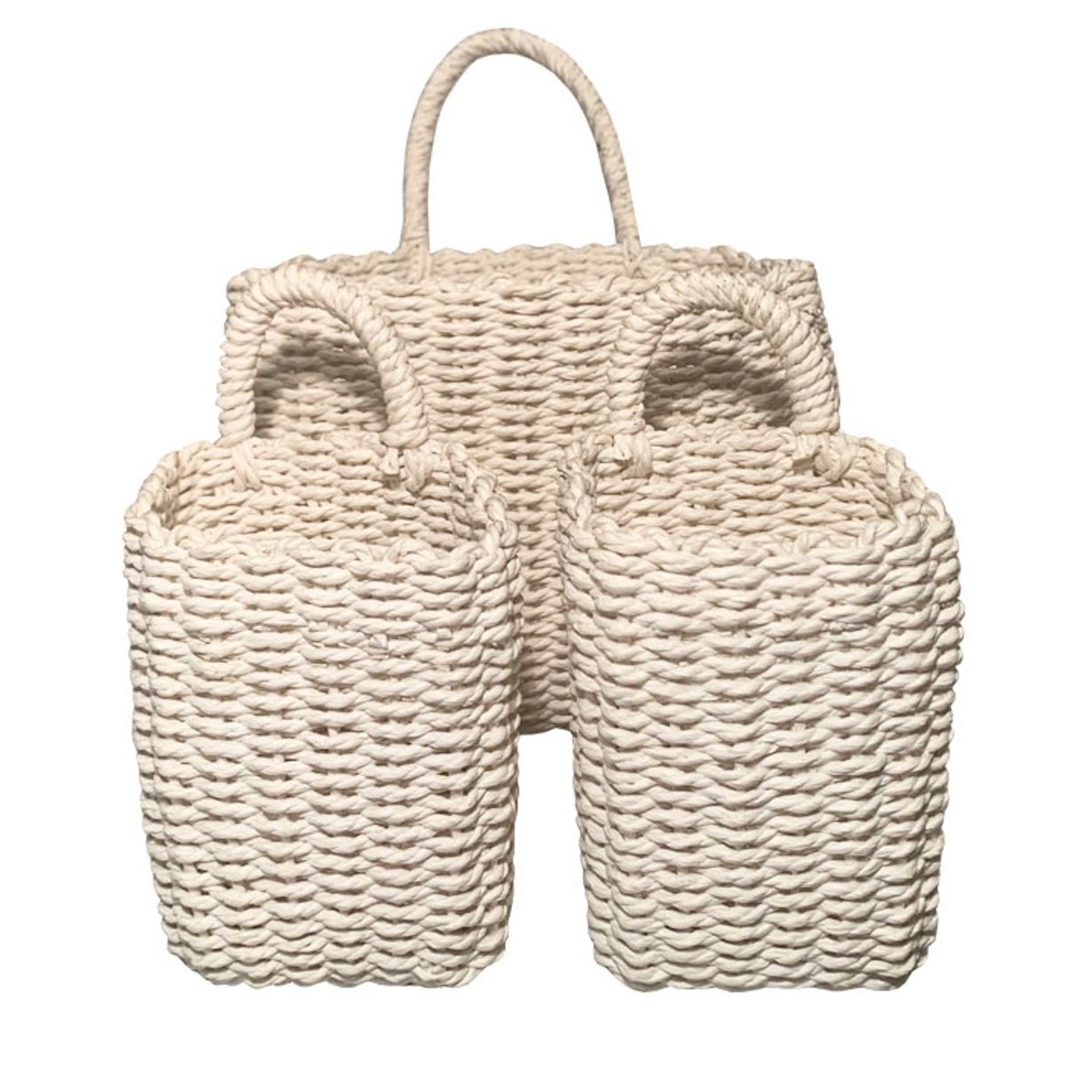 BRIC - Canasta fibras naturales set de 3.