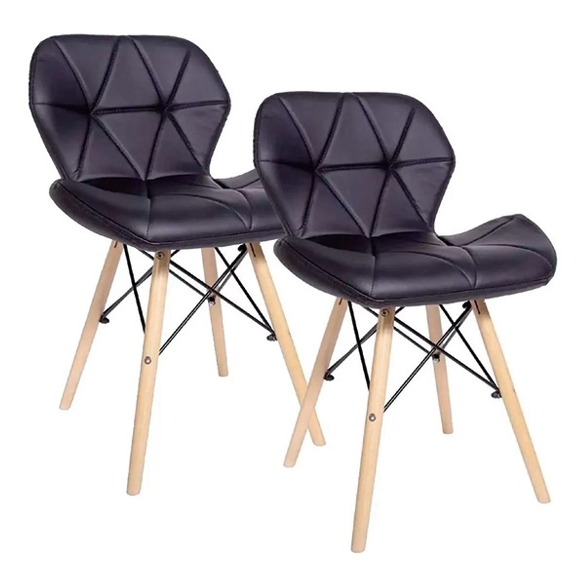 SDFIT - Sillas Eames radar aviador mariposa - Set de 2x - B5013-2