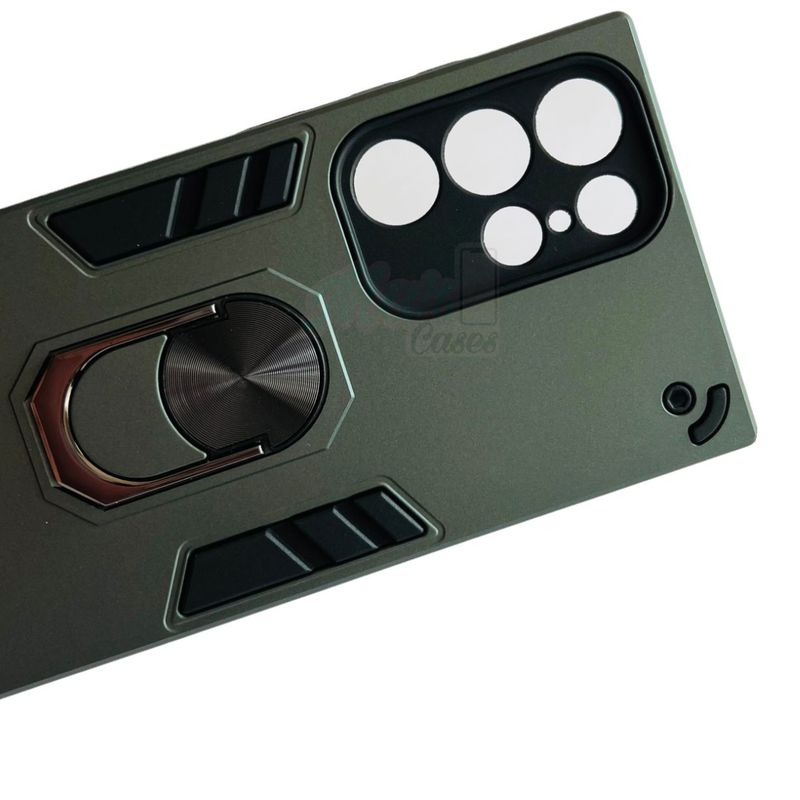 GENERICO - Carcasa Para Samsung S23 Ultra Anti Golpes Anillo Plomo