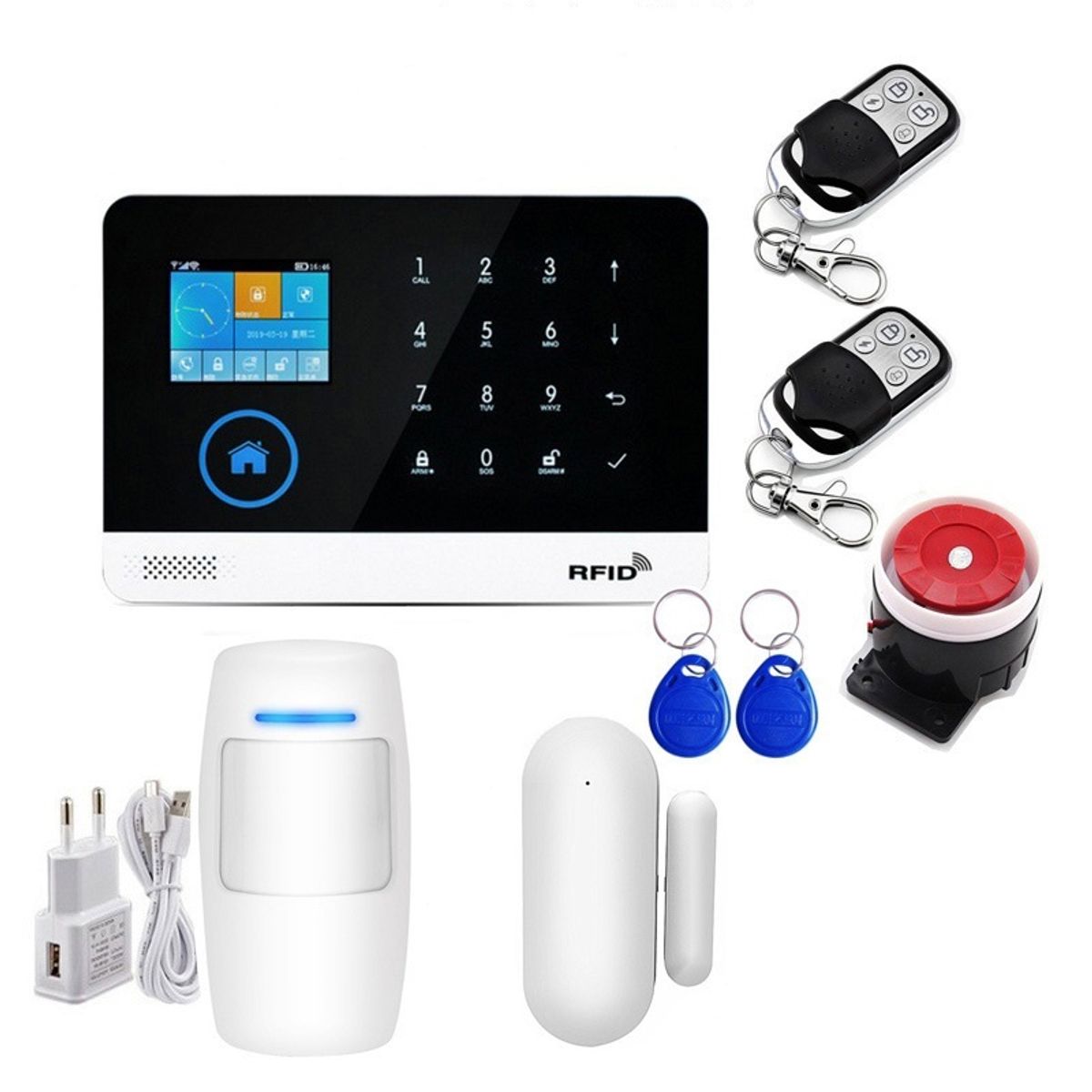 GENERICO - Alarma wifi Tuya Para Casa Oficina Aviso Celular Homologados