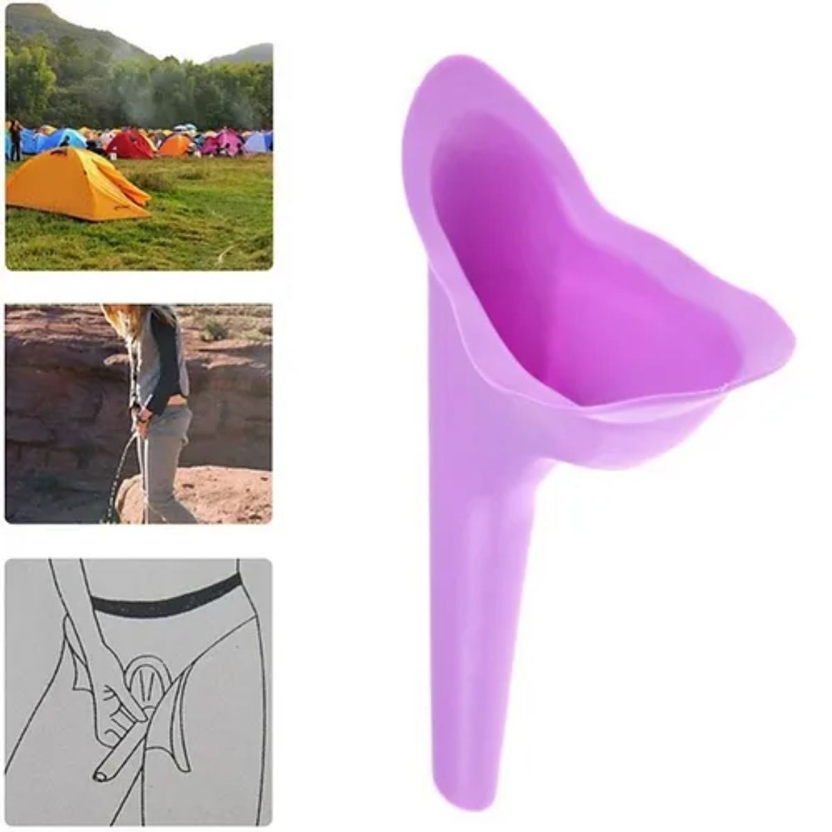 OEM - URINARIO FEMENINO FLEXIBLE DE SILICONA
