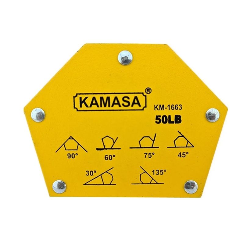 KAMASA - Escuadra Magnetica 50 Lbs Para Soldar Multi-angulo Kamasa