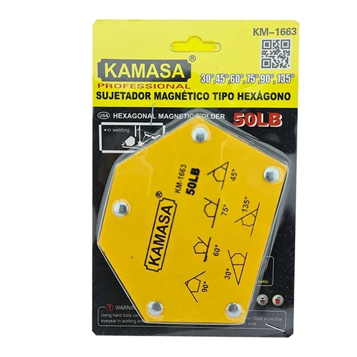 KAMASA - Escuadra Magnetica 50 Lbs Para Soldar Multi-angulo Kamasa