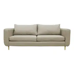 SOFAS HOME - SOFA BOLLEN FELPA BEIGE 2 CUERPOS