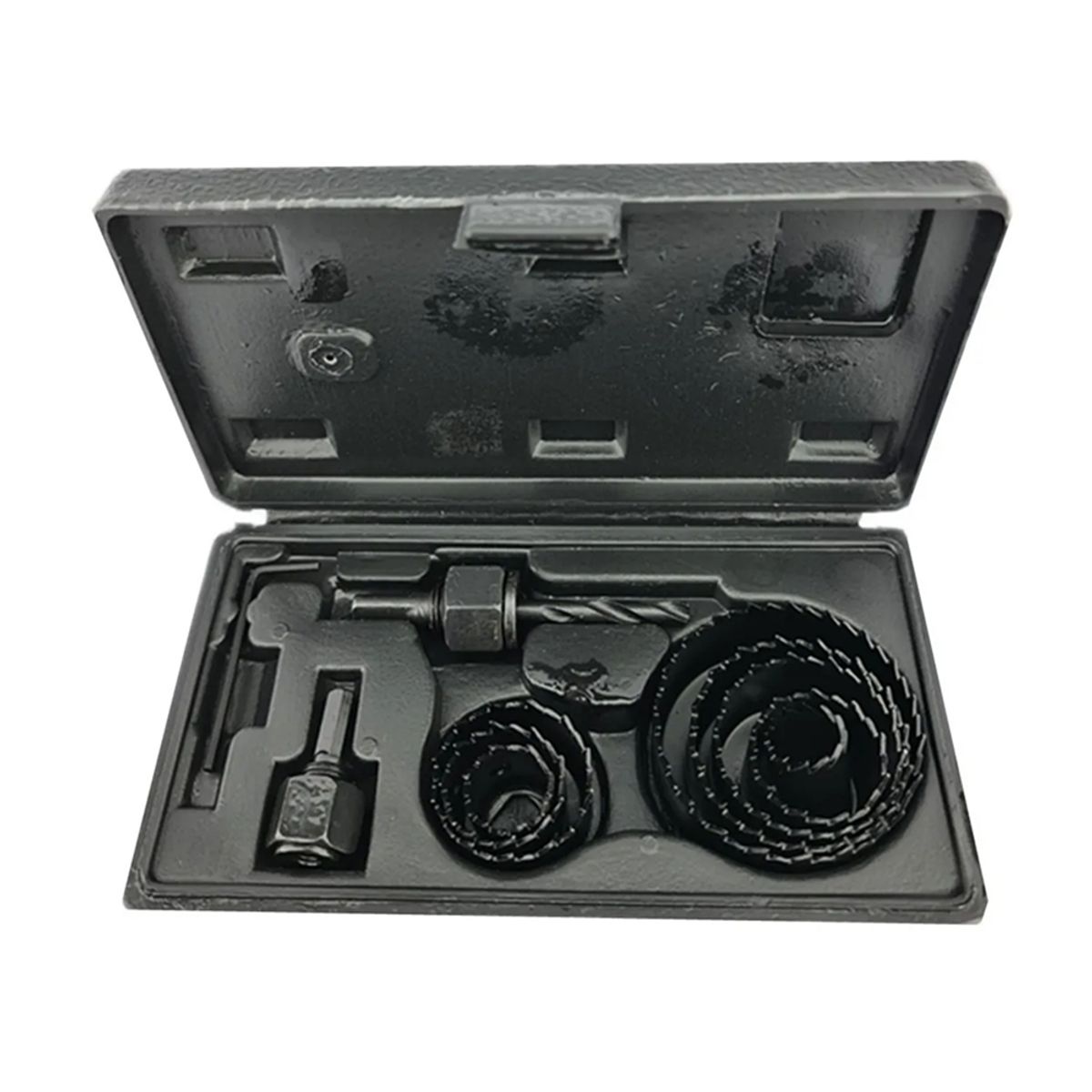 GENERICO - Juego Hoja Broca Sierra Copa Para Madera 11 Piezas Asaki