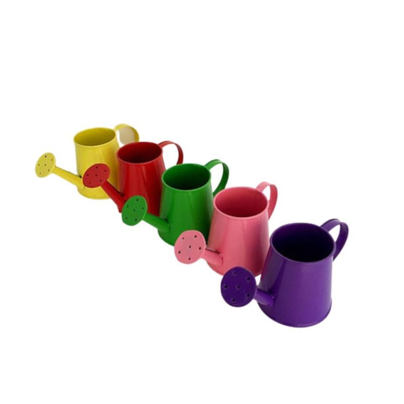 OEM - Macetero metalico regadera  6 x 5.5 x 4.5 cm
