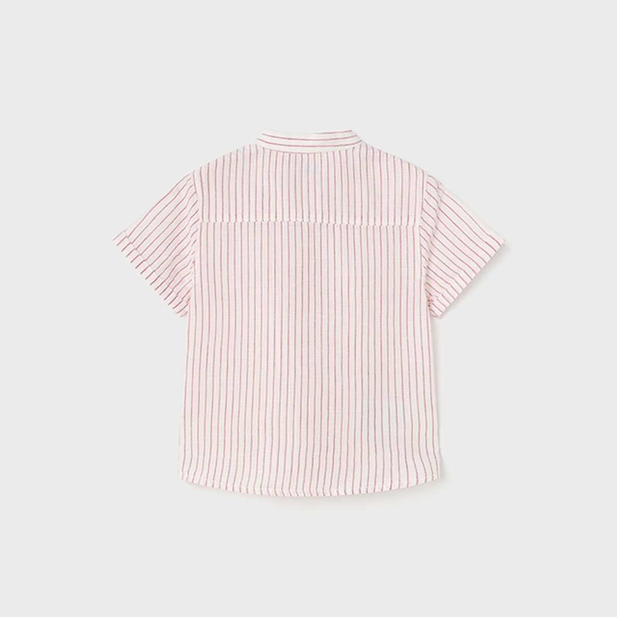 MAYORAL - Camisa manga corta con motivo bordado y cuello mao para bebé