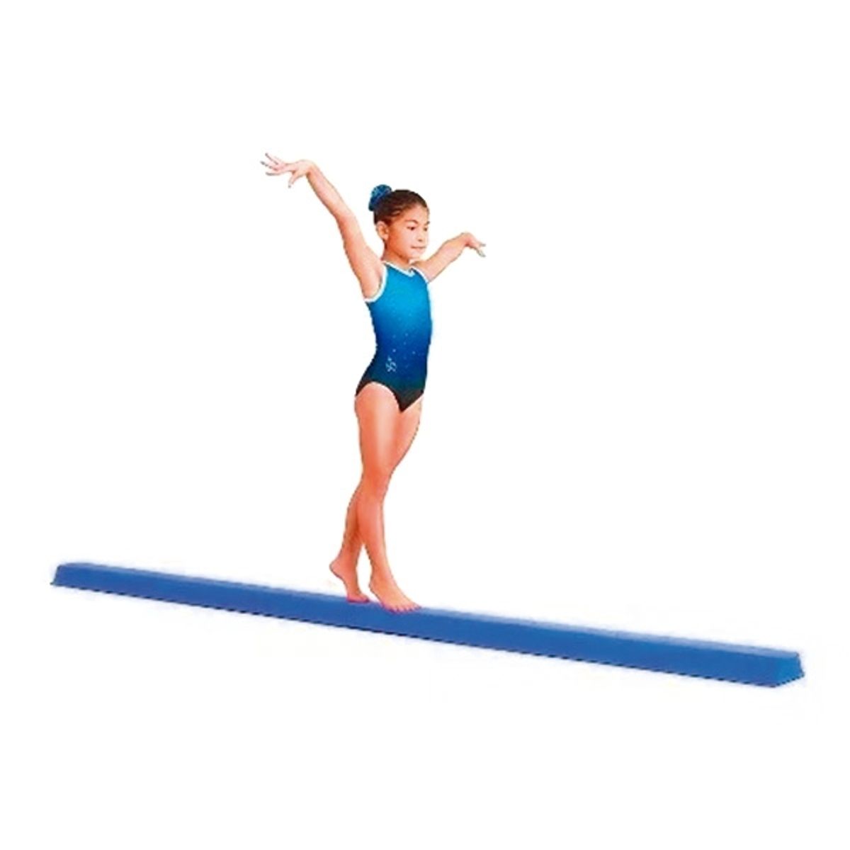 GENERICO - Colchoneta de balance larga  Balance beam  Gimnasia - Azul