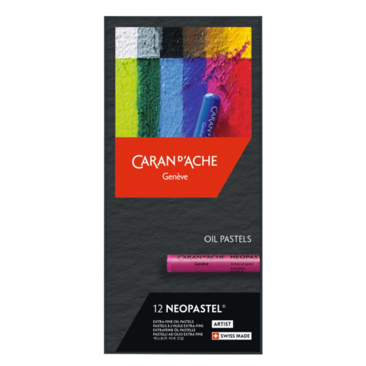 CARAN D'ACHE - Pasteles Extra Finos Neopastel Caran d Ache Set 12 Colores