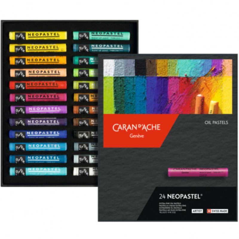 CARAN D'ACHE - Pasteles Extra Finos Neopastel Caran d Ache Set 24 Colores