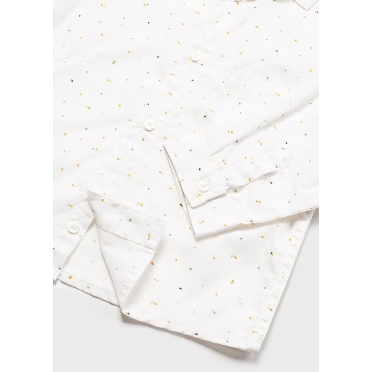 MAYORAL - Camisa manga larga con estampado de algodón sostenible para bebé