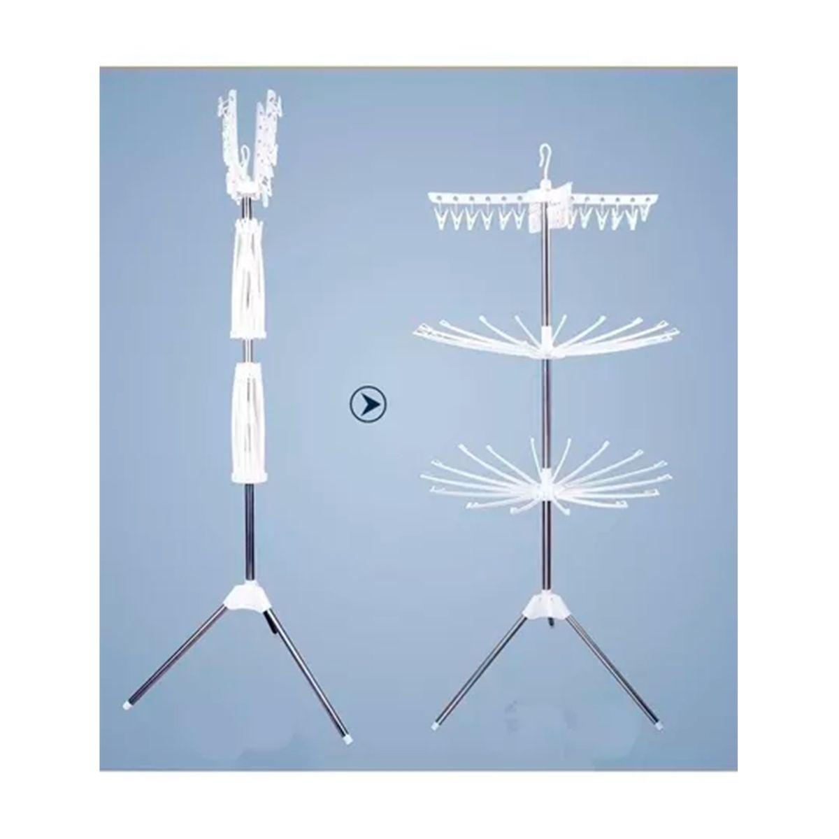 GENERICO - Tendederos De Ropa Plegable Horizontal Para Ropa Bebé