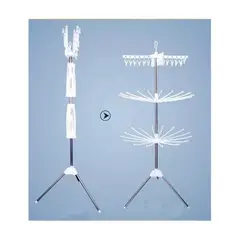 GENERICO - Tendederos De Ropa Plegable Horizontal Para Ropa Bebé
