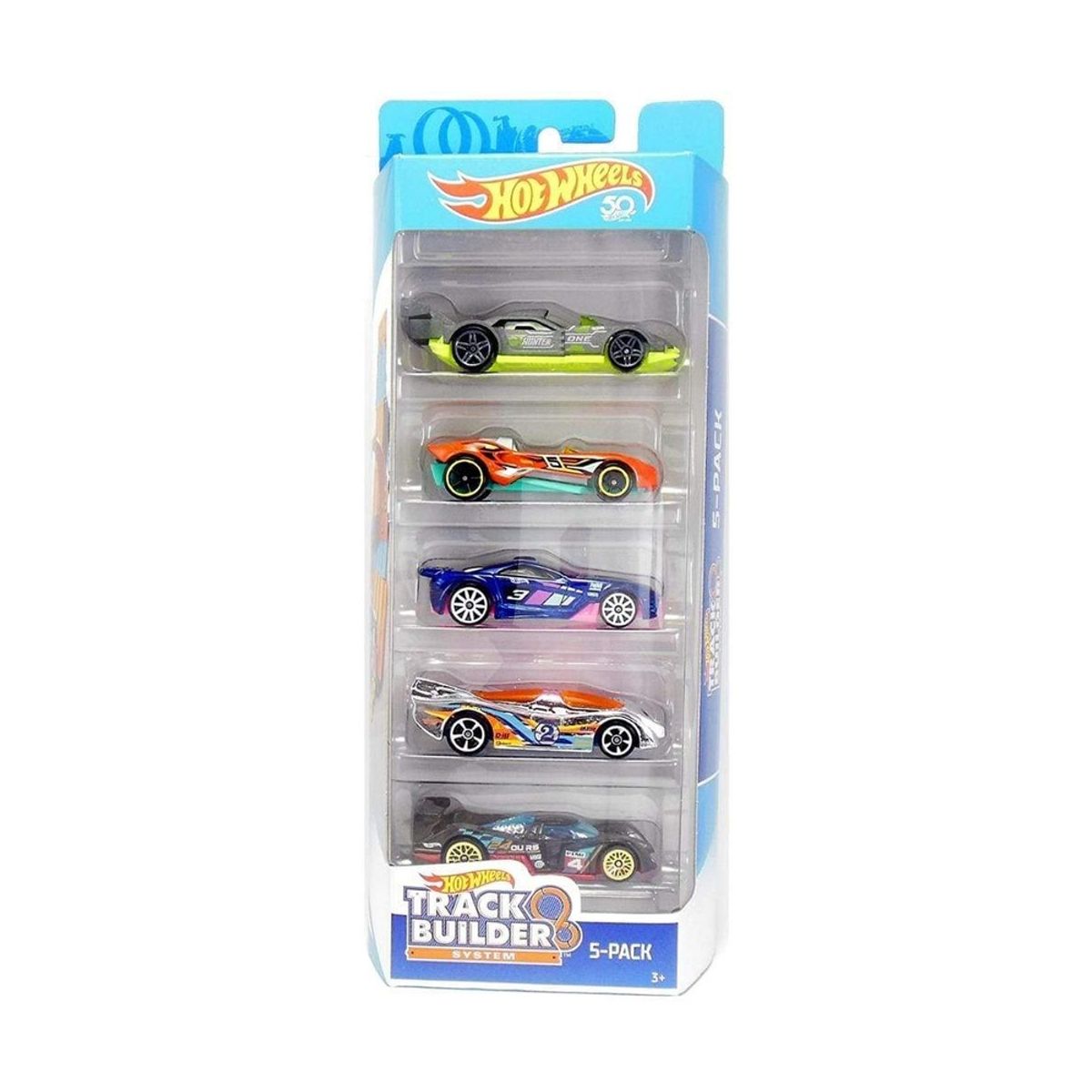 HOT WHEELS - Pack 5 autos Hot Wheels básicos