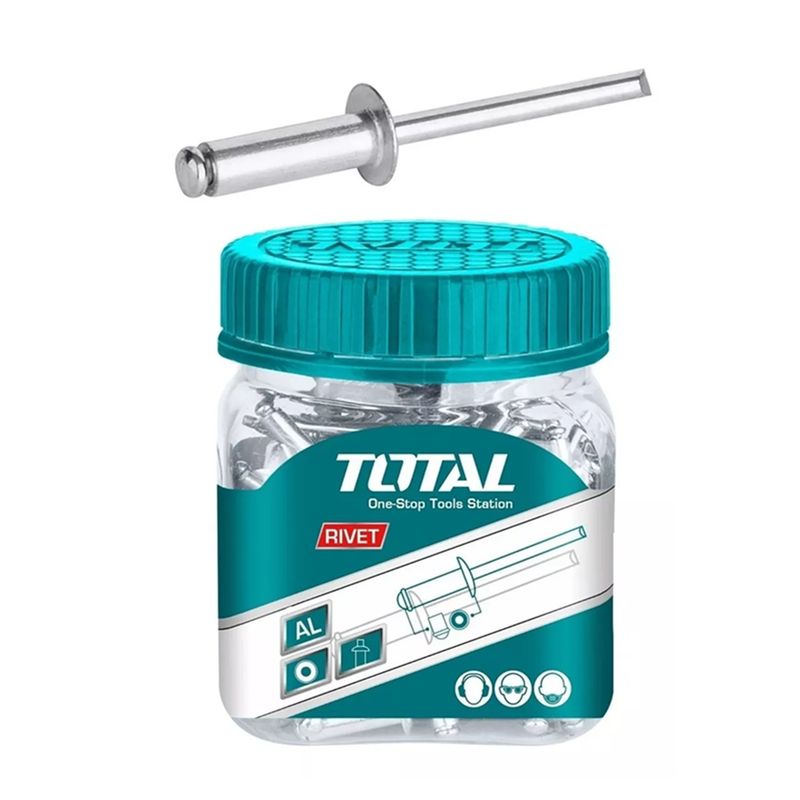 TOTAL TOOLS - Remaches Pop De 4.0 X 12mm 180 Unidades Total Wjrt4001211