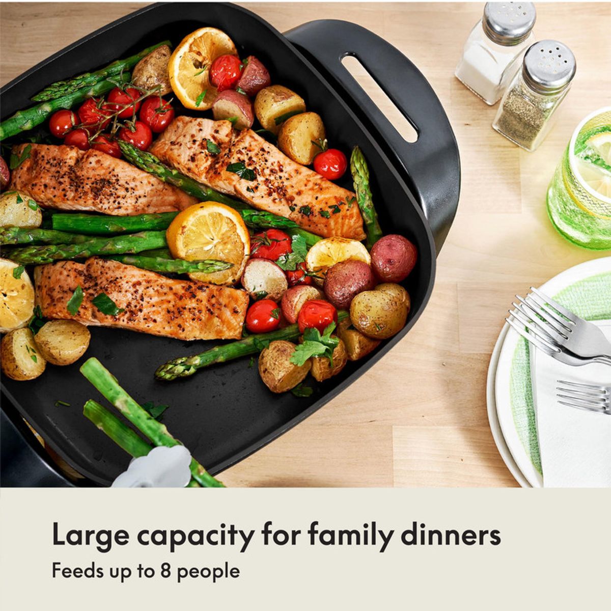 GENERICO - Sartén Eléctrico Olla Electrica Olla Inteligente Familiar