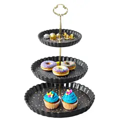 SANTU HOME & DECO - Bandeja Cupcakes 3 Pisos Decoración De Cerámica Postres
