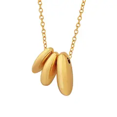 LUX JOYAS - Collar Baño Oro Amarillo 18k Porotitos