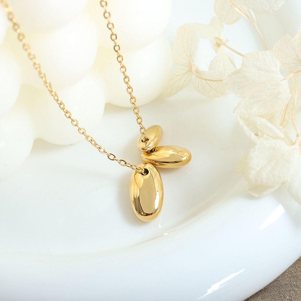 LUX JOYAS - Collar Baño Oro Amarillo 18k Porotitos
