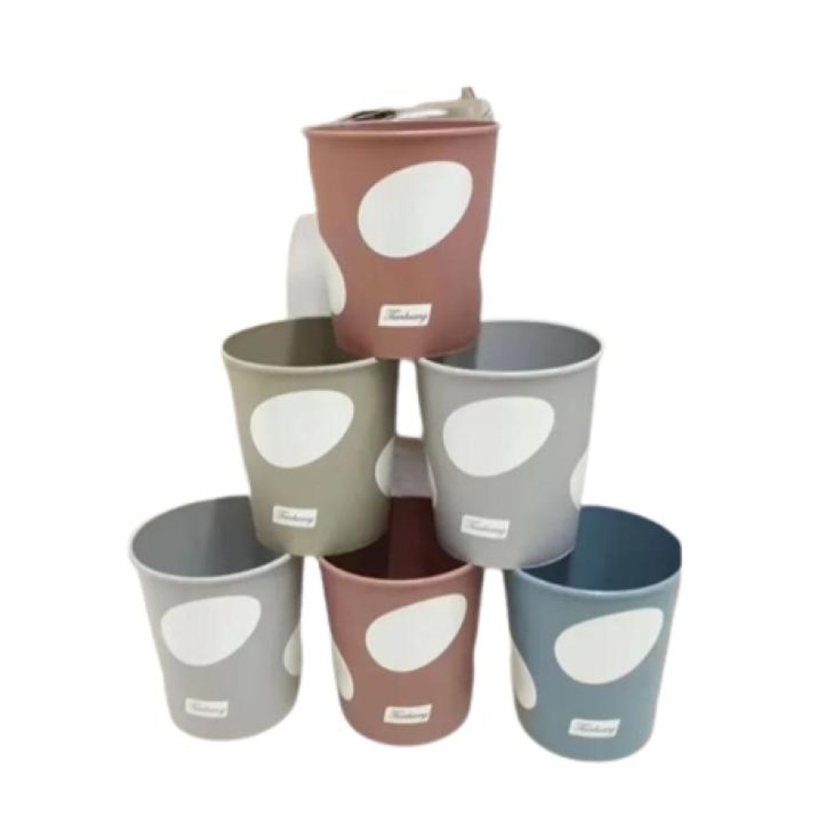 OEM - Papelera plastica,   Variedad en colores,