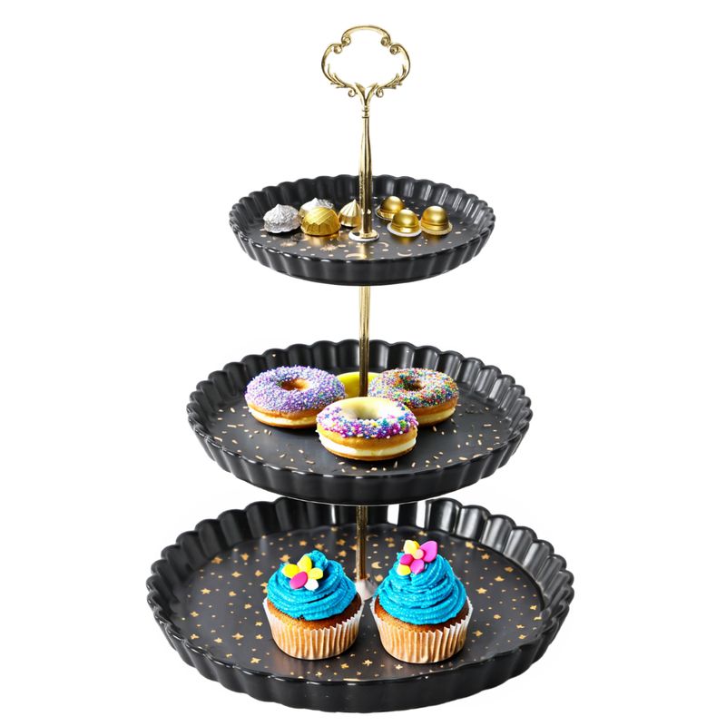 SANTU HOME & DECO - Bandeja Cupcakes 3 Pisos Decoración De Cerámica Postres