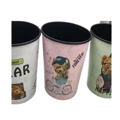OEM - Papelera plastica,  Variedad en colores,