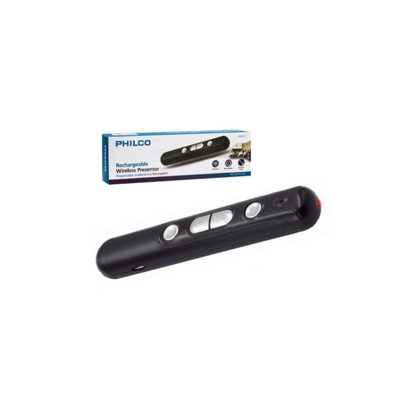 PHILCO - Presentador Puntero Laser Recargable Philco 0101.