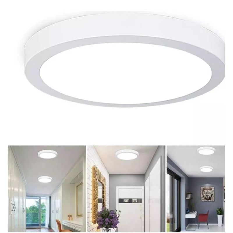 GENERICO - Foco Led Plafón Redondo 18w Sobrepuesto 22cm