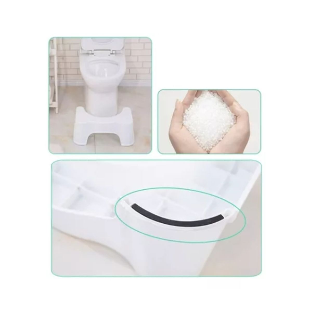 OFERTABKN - Piso Taburete De Pie Para Inodoro Antideslizante Baño