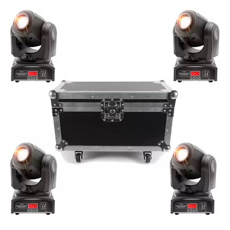 OFERTABKN - Kit 4 Cabeza Movil Robotica Led 30w Fiestas Con Cajon