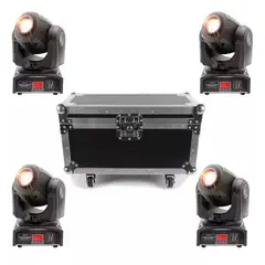OFERTABKN - Kit 4 Cabeza Movil Robotica Led 30w Fiestas Con Cajon