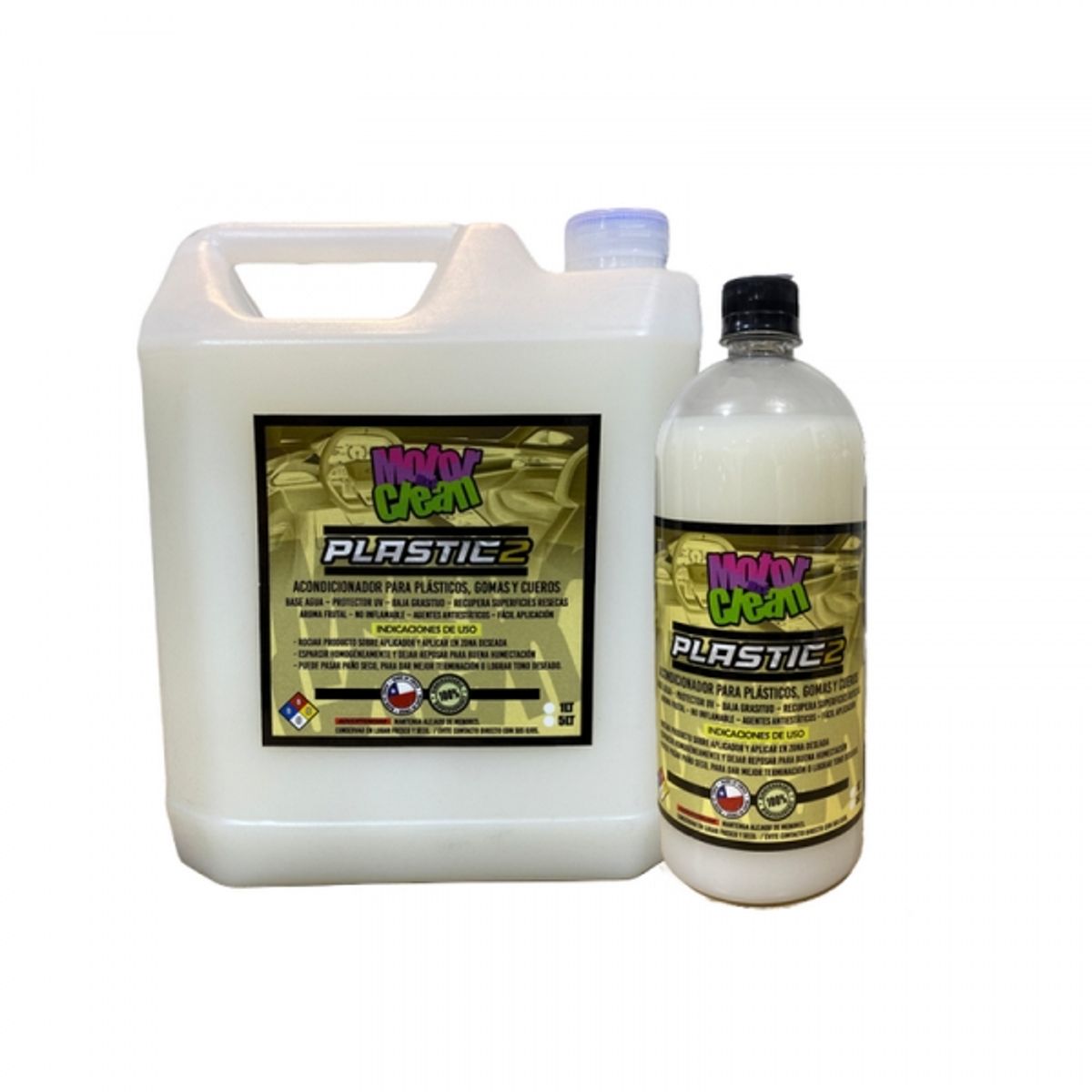 GENERICO - Renovador de Plasticos Plastic 2 MotorClean 5L
