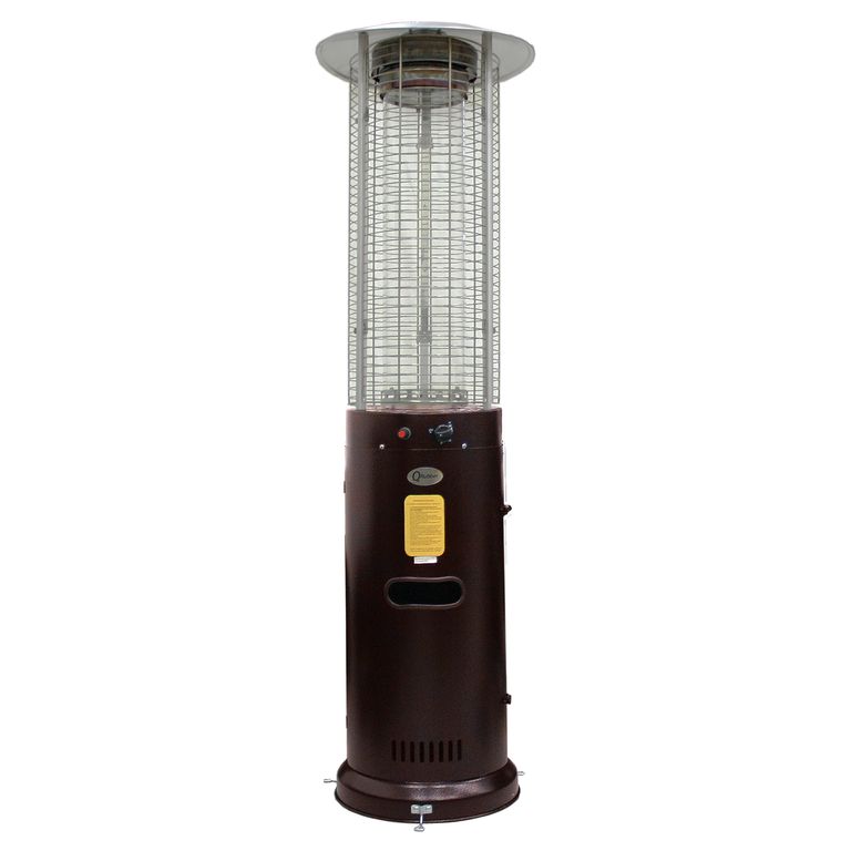 QRUBBER Estufa Exterior New Short Tipo Torre Café 11kg