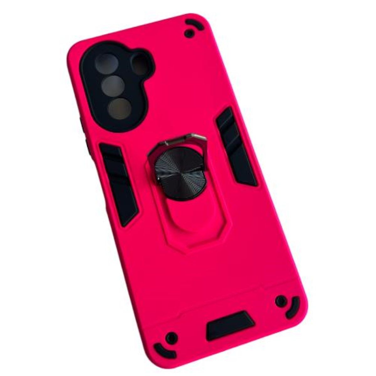 GENERICO - Carcasa Para Huawei Nova Y70 Anti Golpes Anillo Fucsia