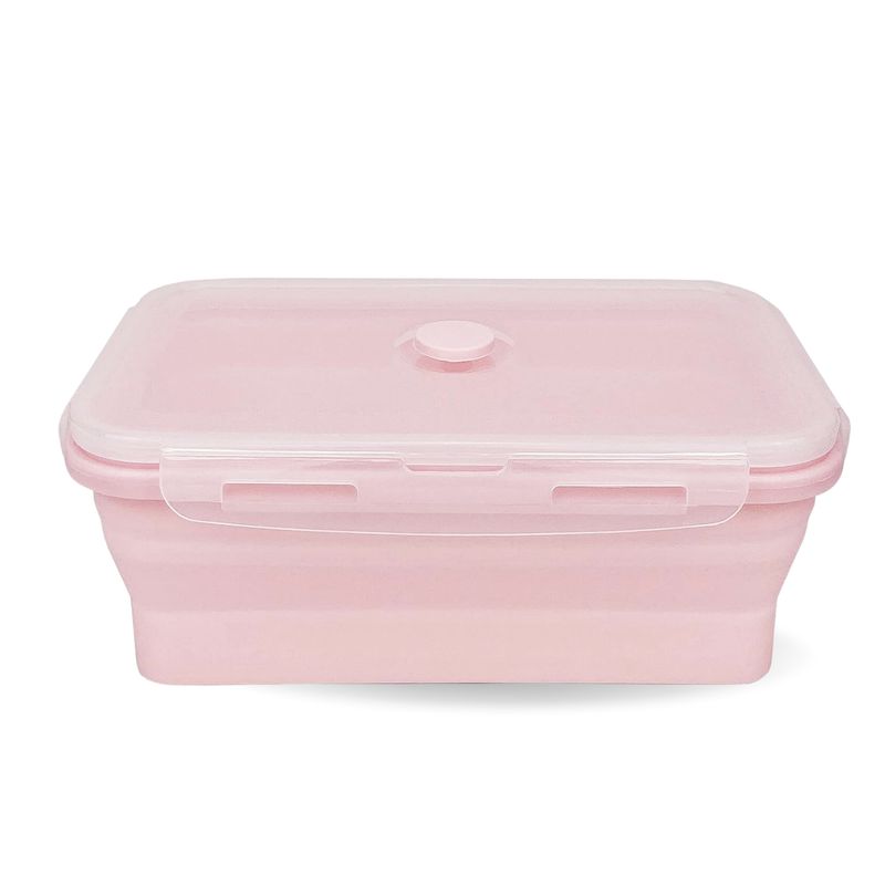 SANTU HOME & DECO - Contenedor Recipiente Tupper Plegable 800 ml Rectangular