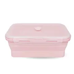 SANTU HOME & DECO - Contenedor Recipiente Tupper Plegable 800 ml Rectangular