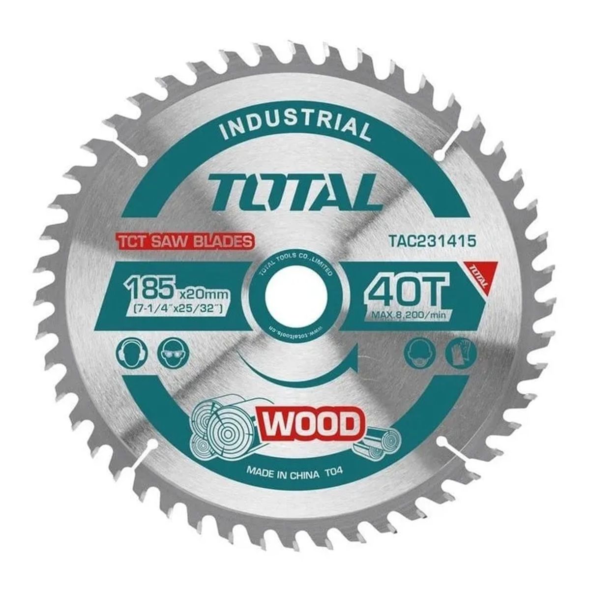 TOTAL TOOLS - Disco De Sierra Circular 7 1/4 Pulgadas 40 Dientes