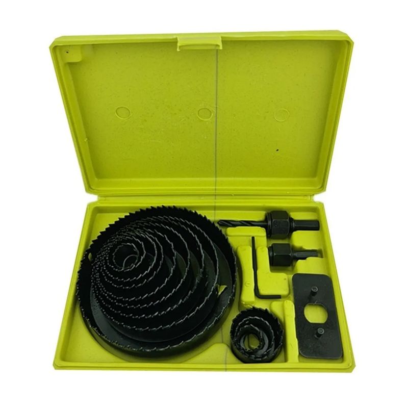 GENERICO - Kit Juego Hoja Broca Sierra Copa Para Madera 16 Piezas Neva