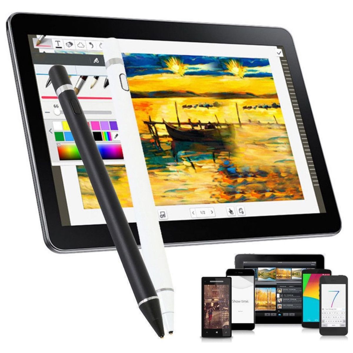 GENERICO - Lápiz Pencil Stylus Para Tablet iPad Samsung Lenovo Hw