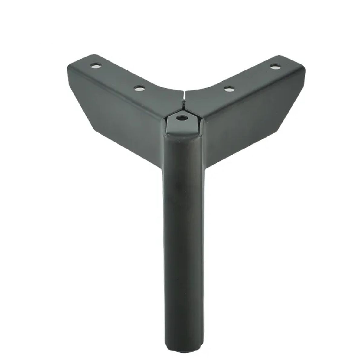 BLOCCARE - Patas Metalicas Para Muebles Con Placa De 12 Cm - Pack 4