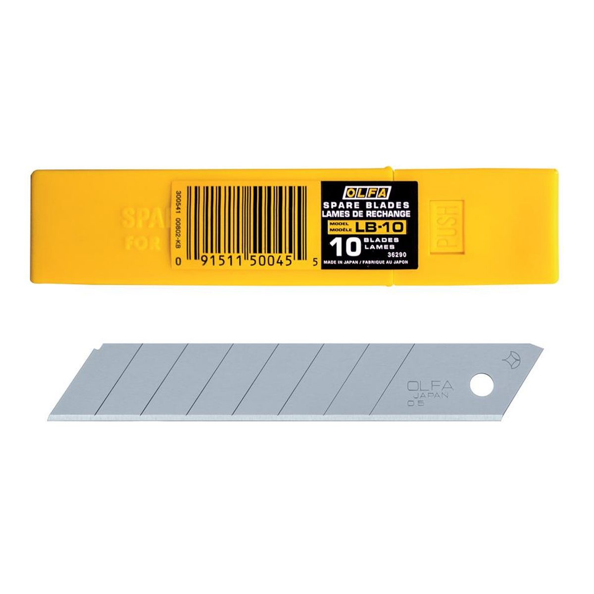 OLFA - Repuesto Cuchillo Cartonero Olfa 18mm universal LB-10 (10u)