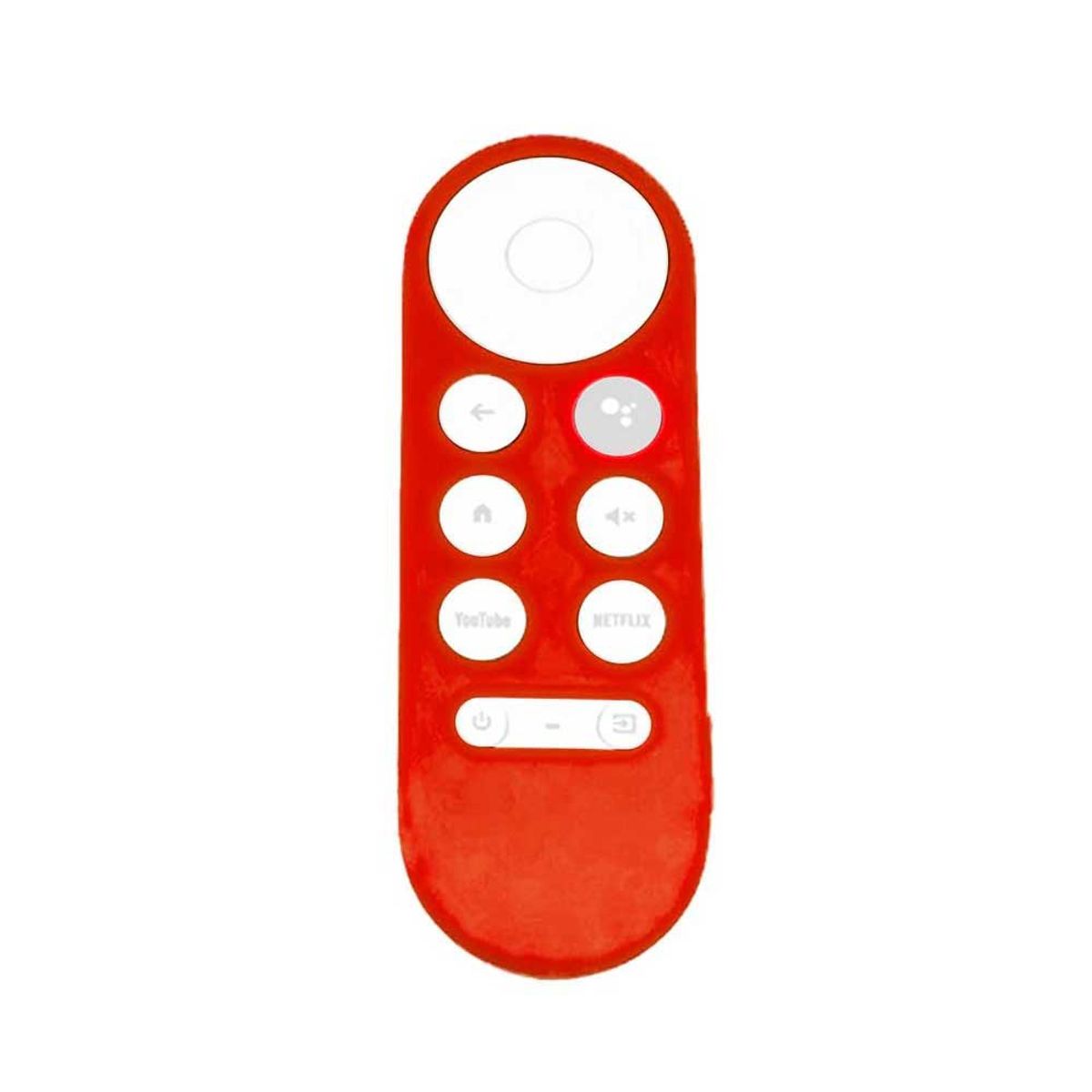 GENERICO - Funda Control Remoto Para Google Chromecast Rojo