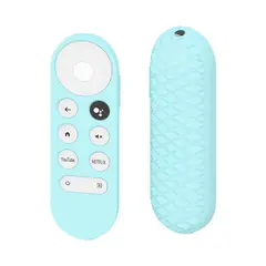 GENERICO - Funda Control Remoto Para Google Chromecast Azul Celeste