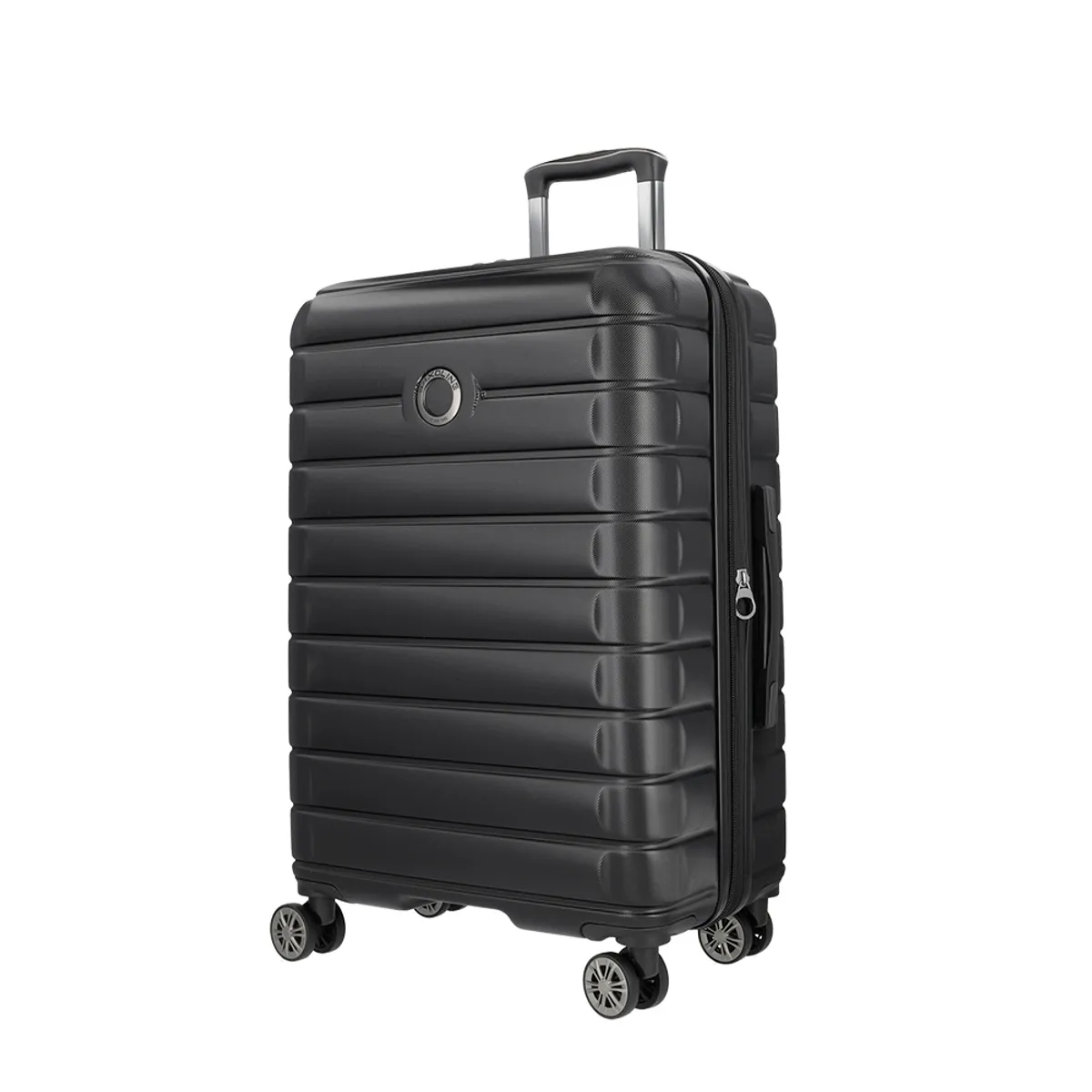 SAXOLINE - Maleta de Viaje Saxoline Spinwave Mediana Negra Rígida Expandible